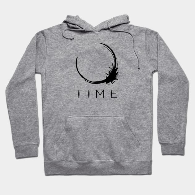 Arrival - Time Black Hoodie by AO01